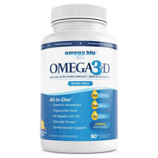Omega3 Fish Oil 2750 Mg with Vit D