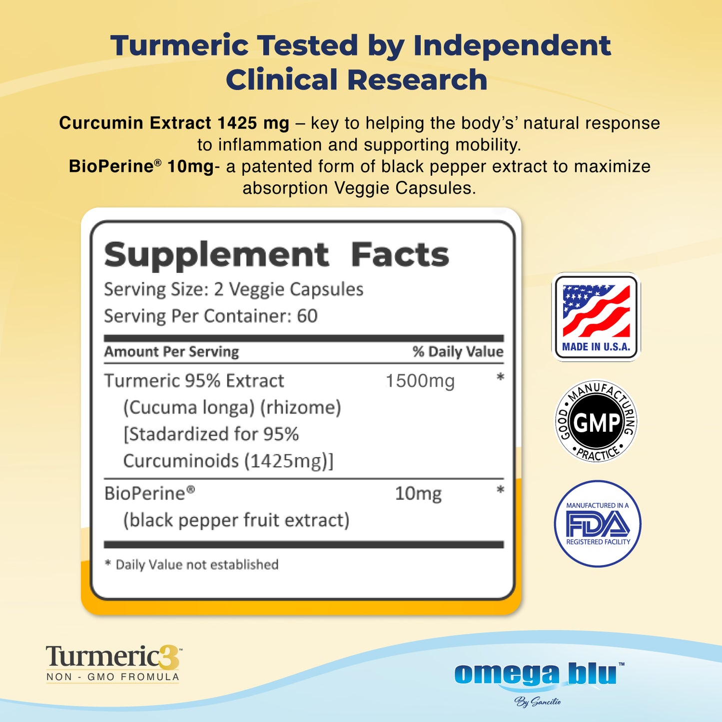 Turmeric – 1500mg Extra Strength